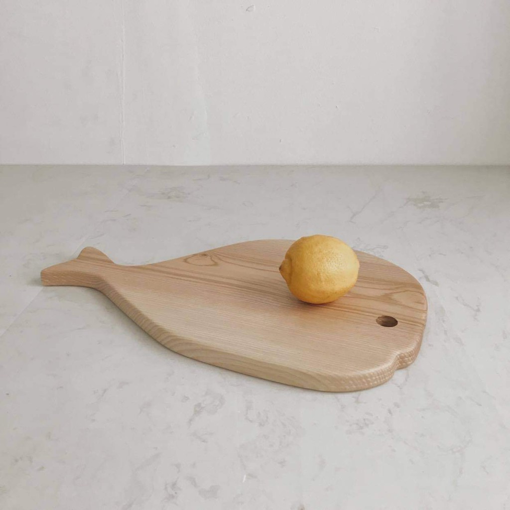 TẠP_Thớt gỗ tự nhiên hình cá voi | BigBuy360 - bigbuy360.vn