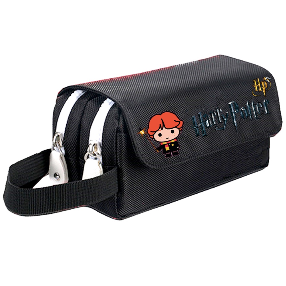 Túi Đựng Bút Bằng Vải canvas Hai Lớp Sức Chứa Lớn Họa Tiết harry potter Mẫu Giáo 2023