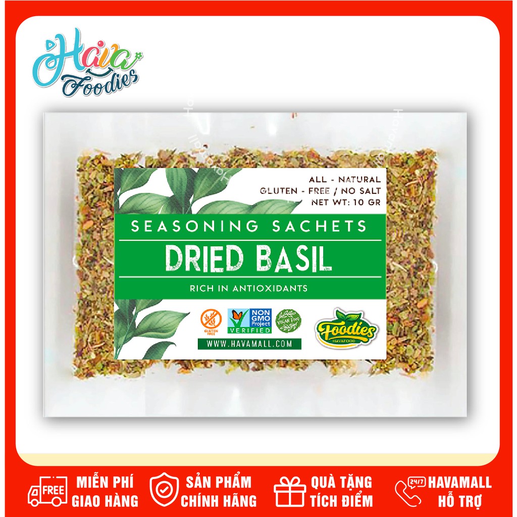 [Kèm Công Thức]  Lá Basil Khô Ý 10gr