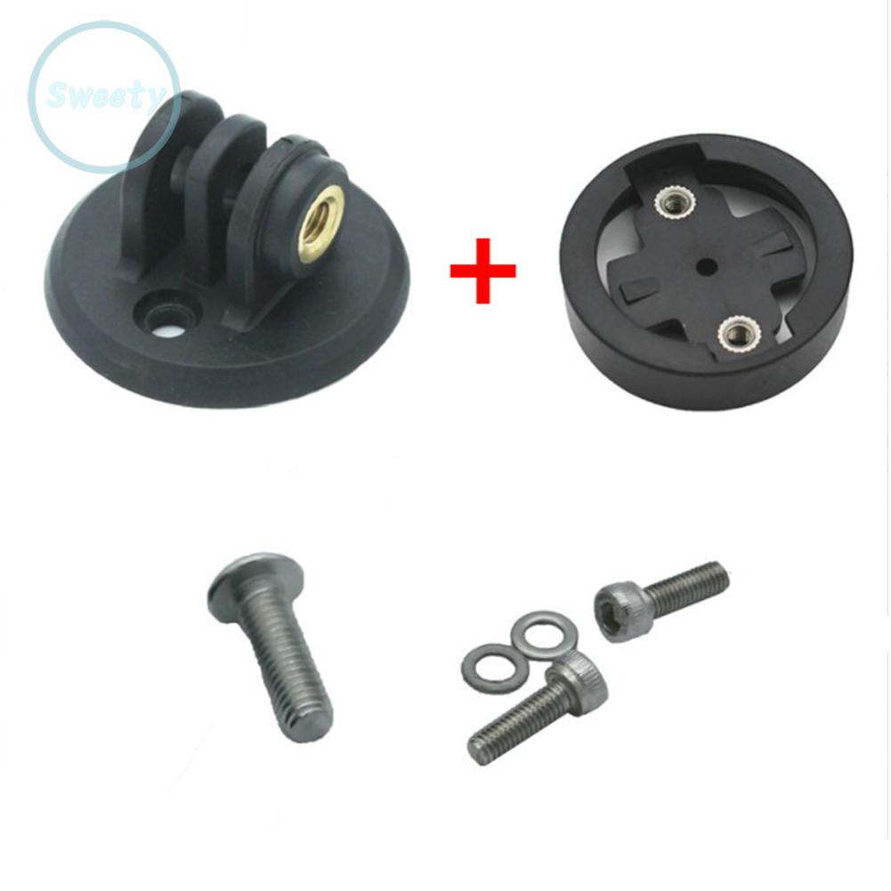 SWTDRM- ~MTB Road Bike Bicycle Camera Adaptor Mount Computer Base-Kit For-GoPro Garmin-