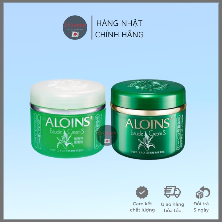 Kem dưỡng trắng da toàn thân Aloins - Kem dưỡng da lô hội nội địa Nhật Bản