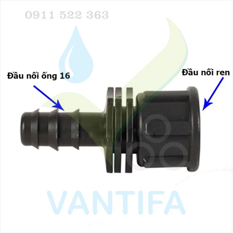 Ren trong 21mm ,27mm ra ống LDPE 16mm, 20mm