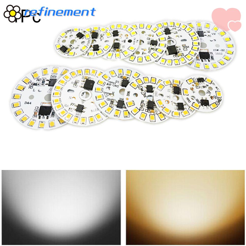 1 Chip đèn LED tròn 2835 SMD 15W 12W 9W 7W 6W 5W 3W IC 220V thông minh