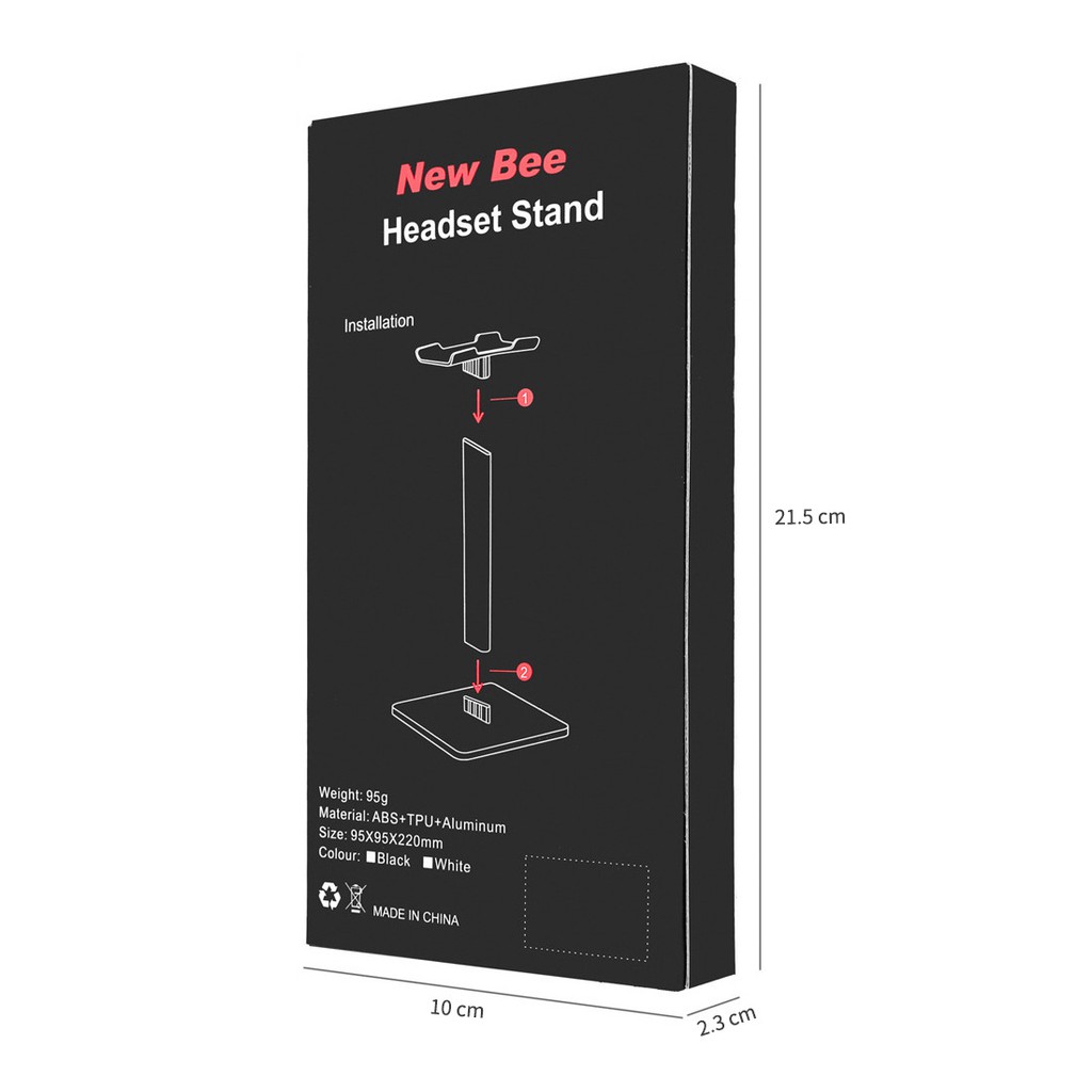 Giá treo tai nghe , giá đỡ tai nghe heaphone stand thân nhôm New Bee