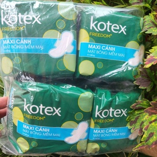 Kotex freedom dày cánh - mỗi gói 8 miếng - hsd luôn mới
