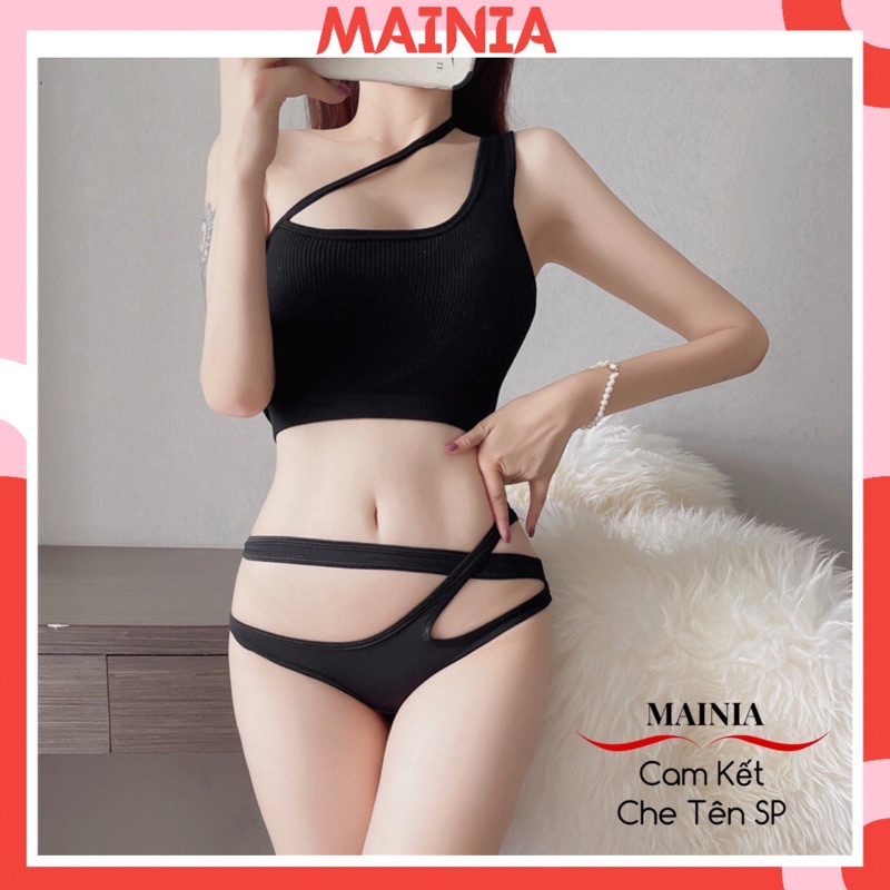 Quần Lót Nữ Siêu Cuốn Hút Gợi Cảm Phối Dây Chéo Sexy Siêu Hot Mainia Shop