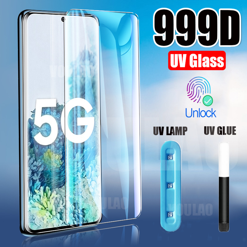 1 Packs UV tempered film Samsung Galaxy Note 8 9 10 Note20 Ultra Phim cường lực UV Anti-Scratch Anti-Fingerprint