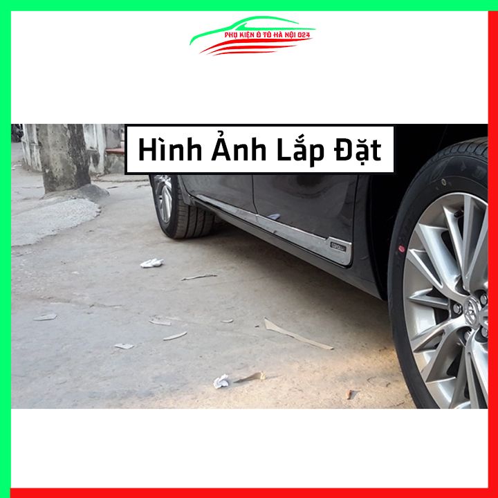 Bộ ốp nẹp sườn Altis 2014-2020 mạ crom trang trí làm đẹp xe