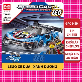 Lego xe đua siêu tốc độ SPEED CAR mẫu siêu xe lắp ghép mô hình lego ô tô 314 chi tiết