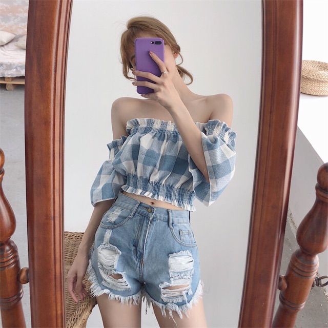 Áo kiểu Slim fit đi biển siêu xinh | BigBuy360 - bigbuy360.vn