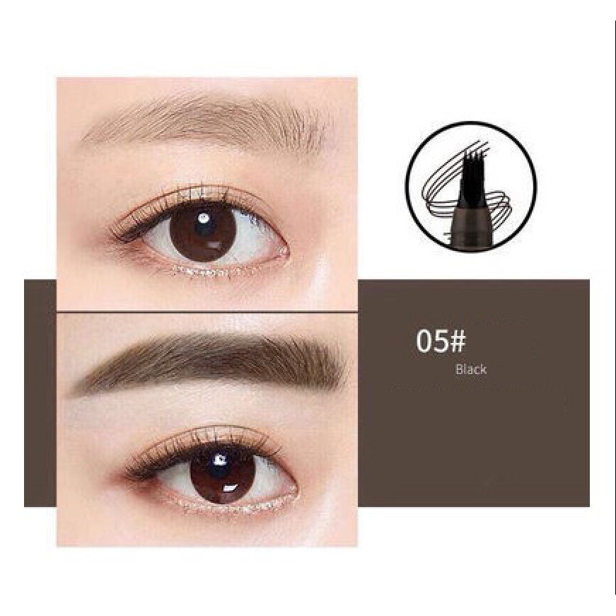 Bút Kẻ Mày MENDSMAN Đầu 4 Nhánh Phẩy Sợi Bền Màu Kháng Nước 10g | BigBuy360 - bigbuy360.vn