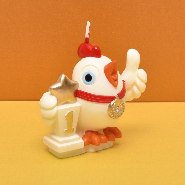 sinh nhật bánh kem trang trí [FREESHIP] gà con number one trang trí bánh kem