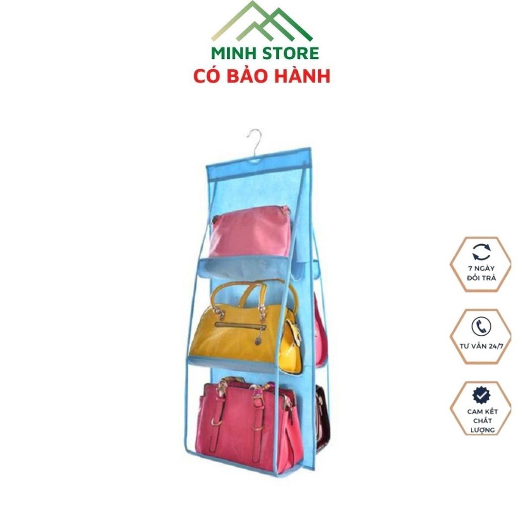Túi Treo 6 Ngăn Đa Năng Cao Cấp Bảo Quản Túi Xách Đeo Chéo Túi Ví Nam Nữ