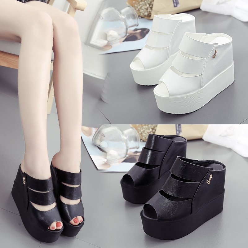 CG133 Giày cao gót đế xuồng 11cm cá tính