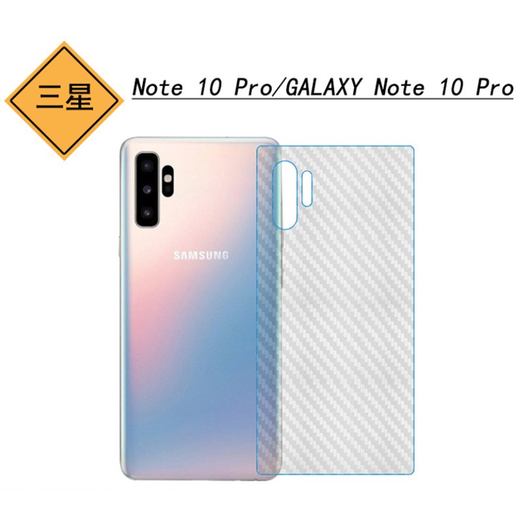 Dán mặt sau Galaxy Note 10 series các loại: