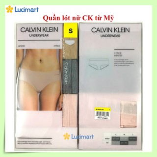 Set 3 quần lót nữ CK Calvin Klein [Hàng Mỹ]