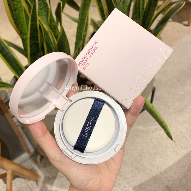 [Có Bill] Phấn Nước Missha Hồng Magic Cushion Cover Lasting SPF50+