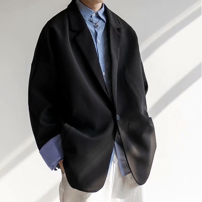 blazer nam Thiết Kế Đơn Giản Thời Trang áo choàng unisex Trẻ Trung phong cách Hàn Quốc áo khoác blazer nữ jacket