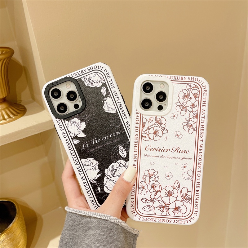 Ốp điện thoại họa tiết hoa kiểu cổ điển cho IPHONE 11 PRO MAX 12 PRO MAX 12 PRO 12 11 XS XR XS MAX 13 PRO 13 PRO MAX
