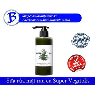 [AUTH] Sữa Rửa Mặt Rau Củ Thải Độc Super Vegitoks Cleanser 300ml