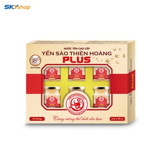 [ MUA 2 TẶNG 1 ] Mua 2 Hộp Yến Thiên Hoàng 18% 6 lọ + Tặng 1 hộp 3 lọ 12%