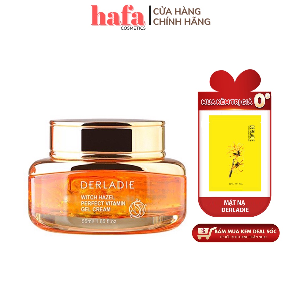 Kem dưỡng ẩm giảm mụn, mờ thâm phục hồi da Derladie Perfect Vitamin Gel Cream 55ml