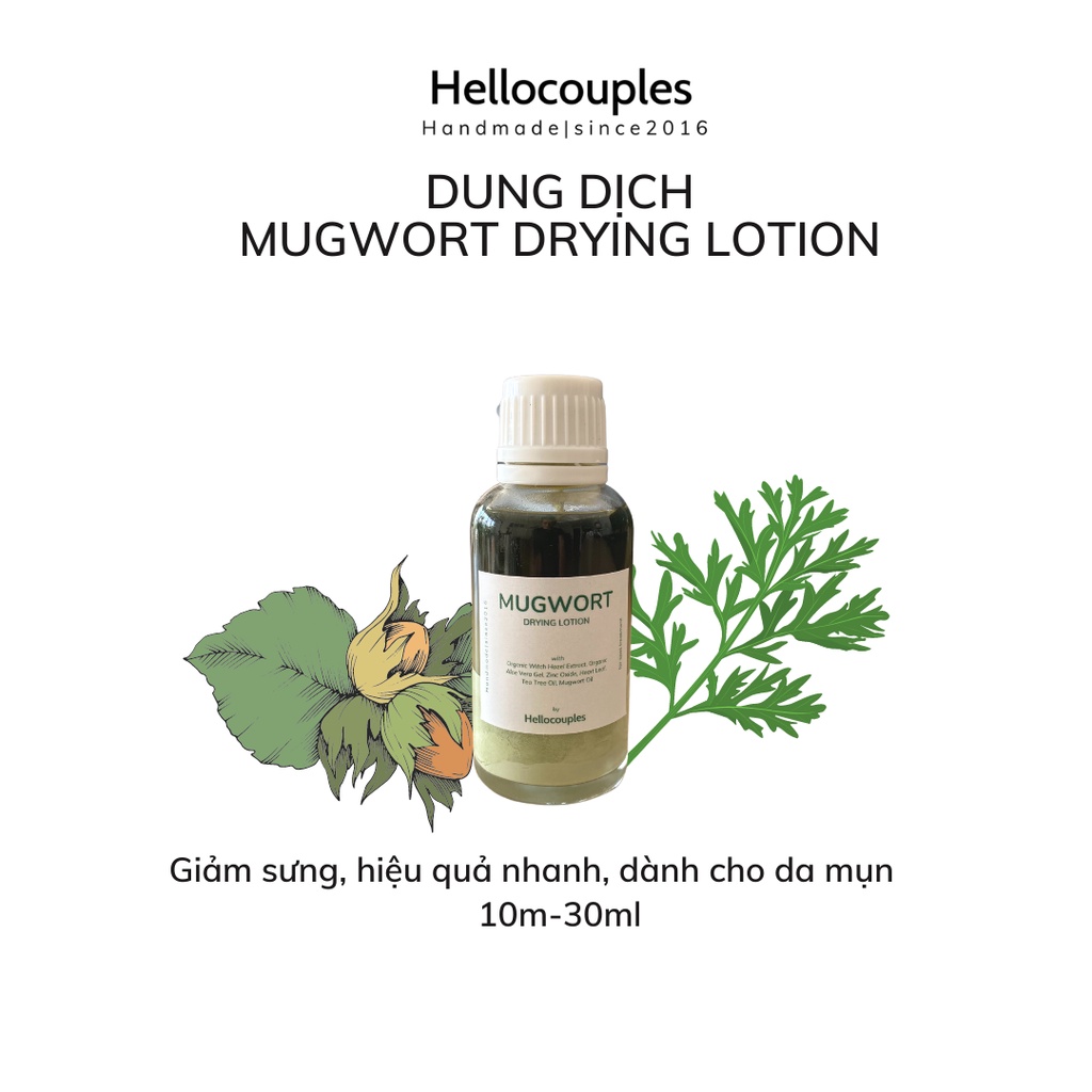 Dung Dịch Chấm Mụn Mugwort Drying Lotion Hellocouples Handmade