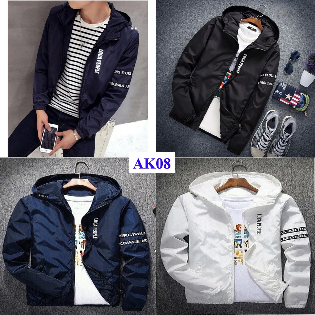 Áo khoác  vải dù 2 lớp dày dặn y ảnh
