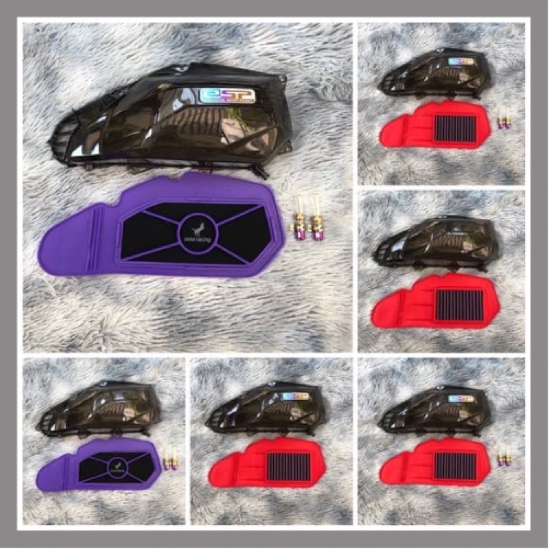 Combo ốp bô E + tem tiatan +lọc gió KN+ống xả cặn | BigBuy360 - bigbuy360.vn