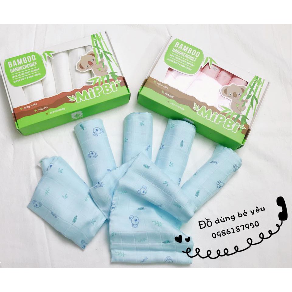 KHĂN SỮA SỢI TRE MIPBI