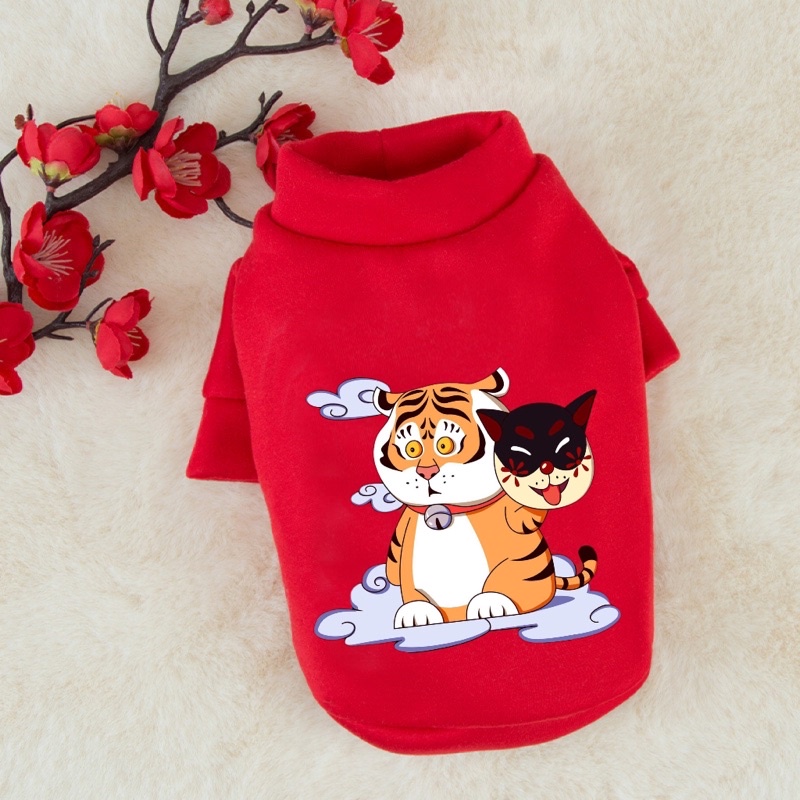 Áo Tết nhiều hình xinh cho chó mèo