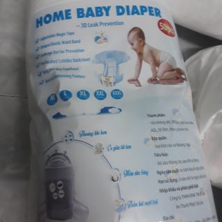 Bỉm quần Home baby diaper (100 miếng size l )1