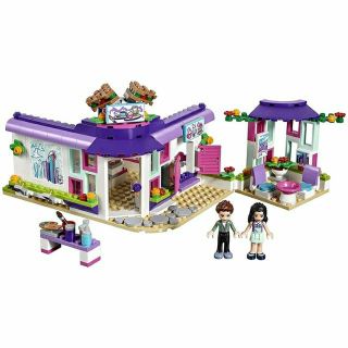 XẢ HẾT HÀNG - Lắp ráp kiểu lego friends - 01065 tiệm cafe nghệ thuật của Emma