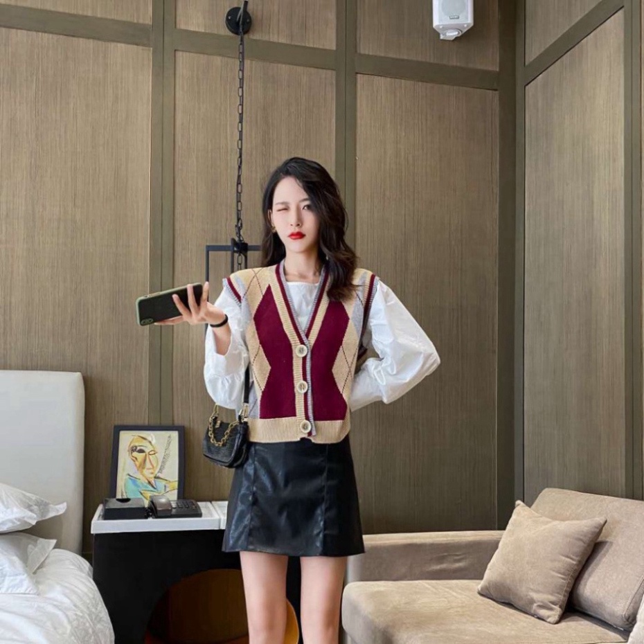 Gile Len Nữ FreeSize GUMAX, Áo Len Gile Nữ Form Rộng Mặc Đi Chơi Kiểu Dáng Hàng Quốc | BigBuy360 - bigbuy360.vn