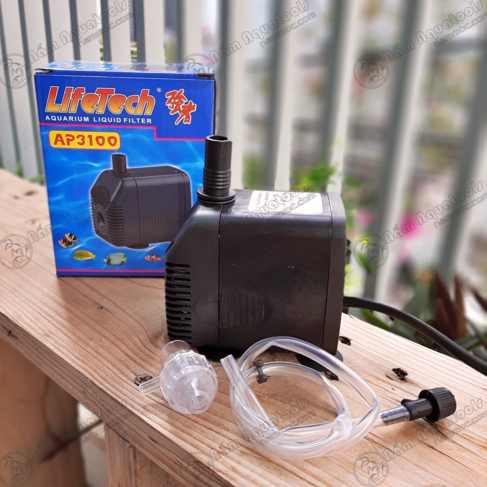 Bơm LifeTech AP 3100 [28W-1350L/H] | Máy Bơm Chìm Dùng Cho Hồ Cá Cảnh, Thuỷ Sinh