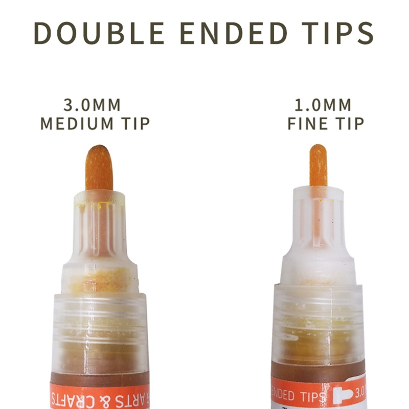 Bút Đánh Dấu Gỗ Hai Đầu Chuyên Dụng Cho Vẽ Tranh