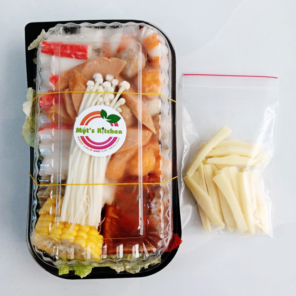 Set Lẩu Tokbokki Hàn Quốc Tự Nấu Full Topping (Giao hàng HCM) | BigBuy360 - bigbuy360.vn