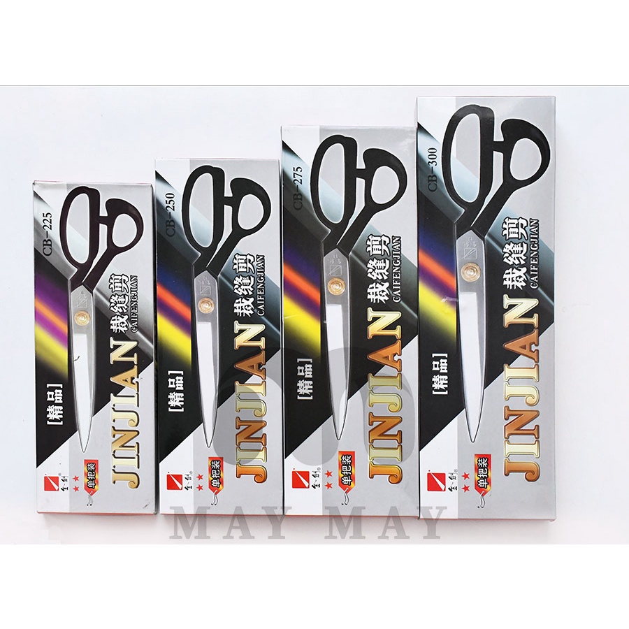 Kéo cắt vải JINJIAN thép đen cao cấp sắc bén không rỉ hàng chất lượng giá tốt