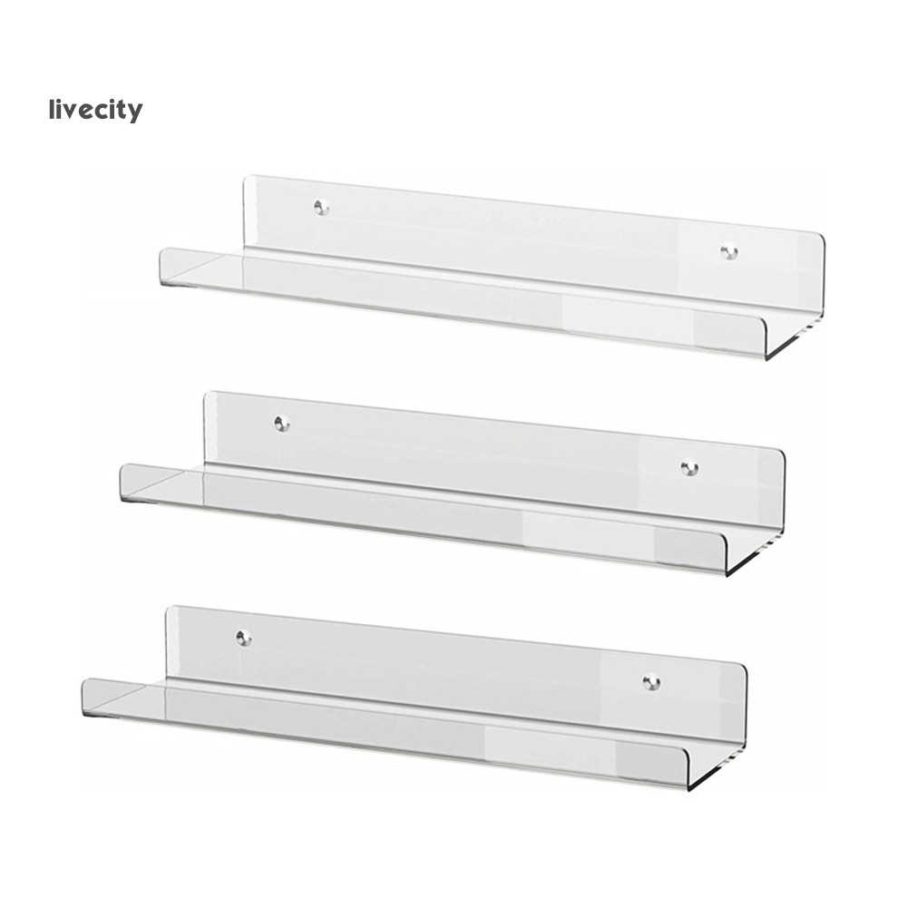 Kệ Treo Tường Acrylic Trong Suốt Bền Chắc Đa Năng