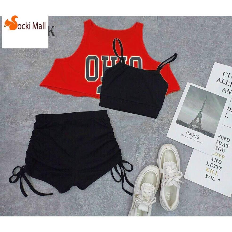 Bộ sport body ôm, thời trang, sành điệu cho bé gái- Socnaukids