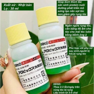 Tinh chất mọc tóc Sato Nhật Bản 30ml