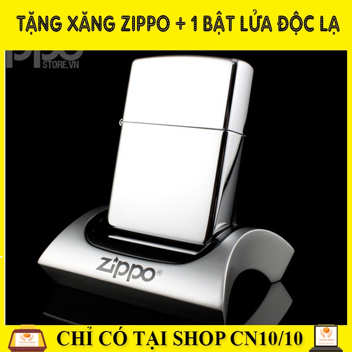 Bật Lửa Zippo Bạc Đẳng Cấp Phái Mạnh TL18