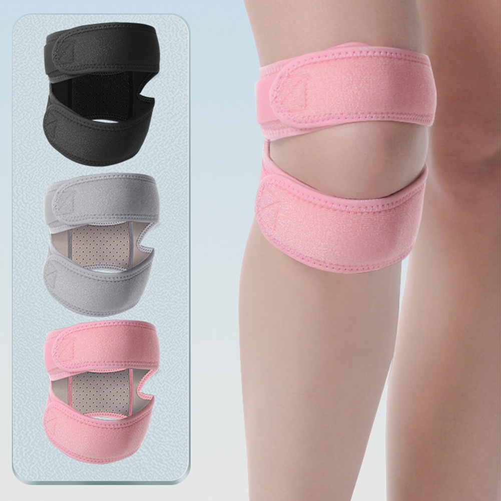 1 Đai Quấn Bảo Vệ Đầu Gối Chống Trượt Có Thể Điều Chỉnh Hỗ Trợ Chấn Thương Khi Chơi Thể Thao