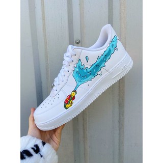 giày AF1 custom súng nước/chất độc