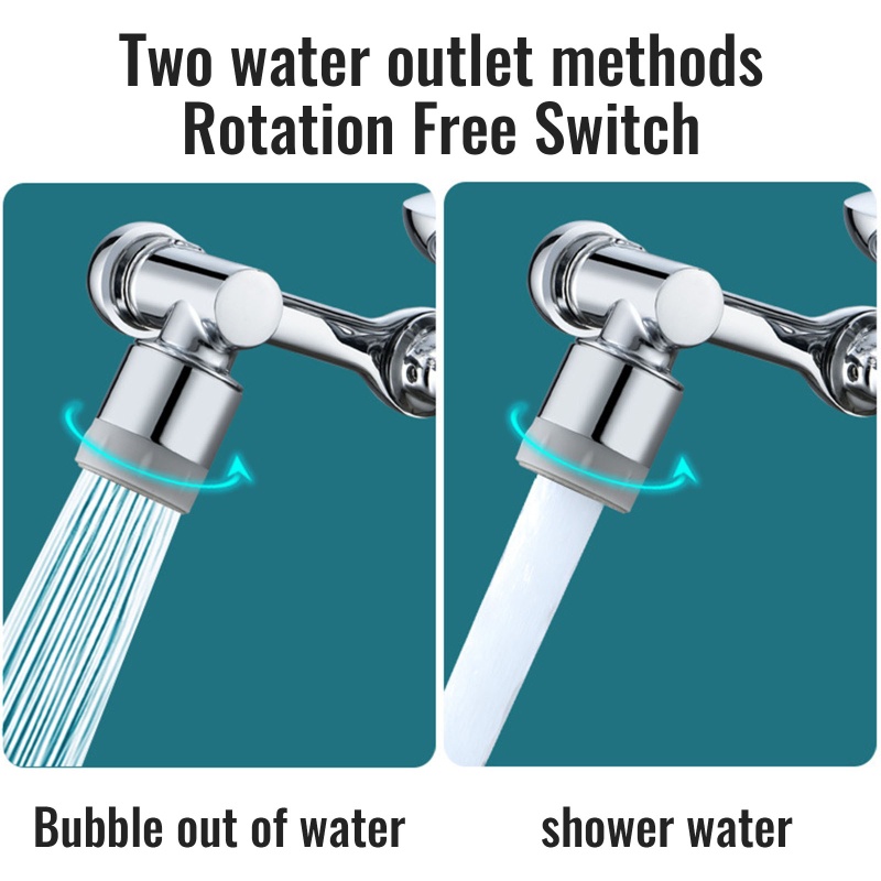 Đầu Lọc Vòi Nước Xoay 1080 Độ Tiện Dụng Cho Nhà Bếp