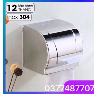 HỘP ĐỰNG GIẤY INOX 304 gắn tường cao cấp , chống ướt giấy k , không hoen gỉ
