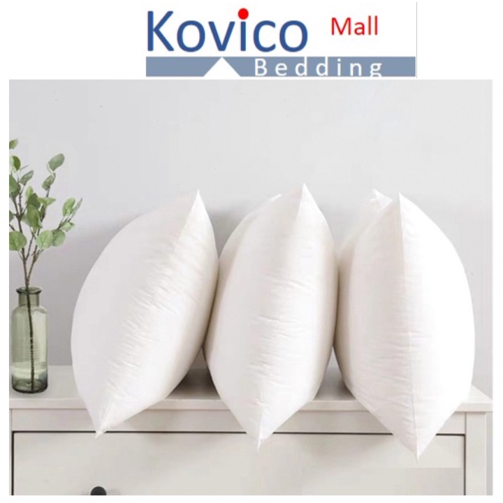 Ruột Gối Nằm Bông Hạt, Gối đầu 45x65cm có khóa kéo - Được chọn mẫu vỏ gối - Sunzin