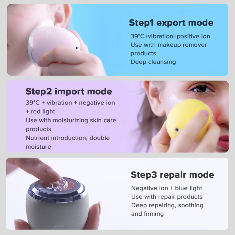 Máy massage Xiaomi chăm sóc da mặt xóa nếp nhăn tiện dụng chất lượng cao