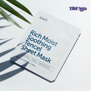Mặt nạ Klairs Rich Moist Soothing Tencel Sheet Mask