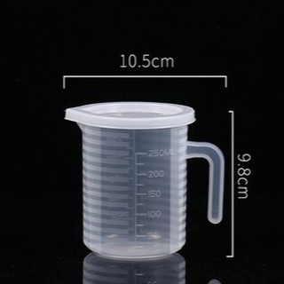 Ca đong 100ml, 300ml, 500ml, 1L, 2L, ly có chia vạch có nắp đậy, côc định lượng